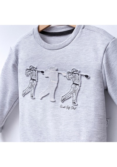 Overdo Kids Ovd Erkek 5-8 Yaş Baskılı Sweat Çok Renkli