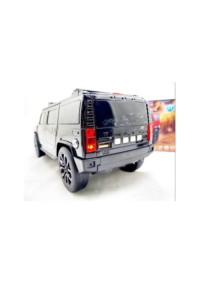 Hummer Jeep Görünümlü Bluetooth Speaker, Usb, Sd Kart, Fm Radyo, Şarjlı Taşınabilir Kablosuz Hoparlör, Kırmız