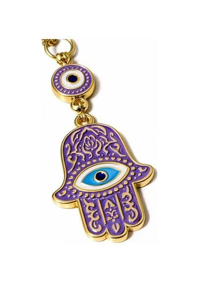Hamsa El Nazarlık Araba Dikiz Aynası Süsü Nazar Boncuklu Araç Aksesuarı, Araba İçin Dekoratif Nazar Charm, Şans Ve Koruma Sembolü Araba Süsü Açık Gri