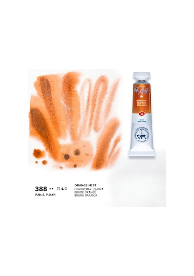 St. Petersburg White Nights Tüp Sulu Boya 10 Ml. 388 Orange Mist Çok Renkli