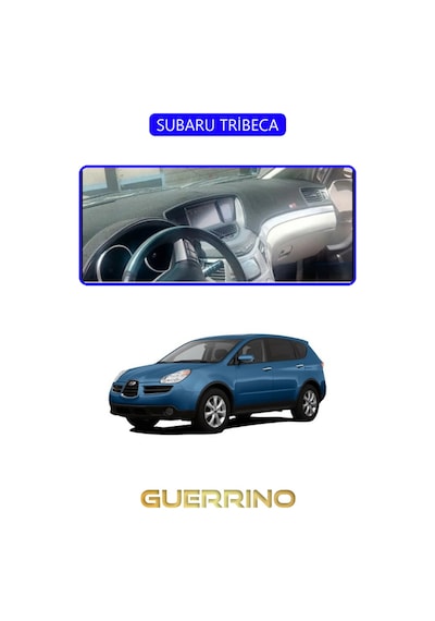 Subaru Tribecatorpido Koruma Halısı Mavi Kenar