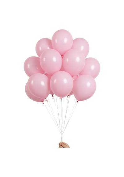 Pastel Balon 11 İnc 28 Cm Doğum Günü Parti Malzemeleri 10 Adet Pembe