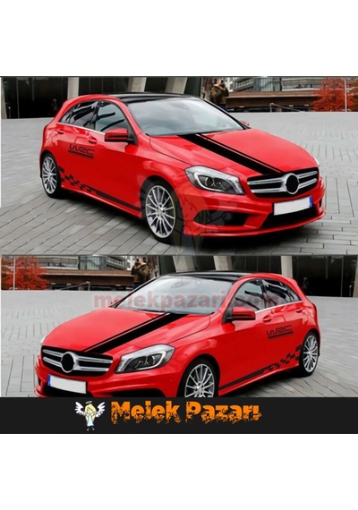 W2C Fia World Rally Yarış Şeritleri Oto Sticker Tüm Set