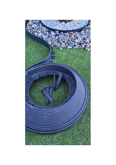 Garden Moda Çim Ayırıcı 2,5 M Siyah Çim Sınırlayıcı Taş Toprak Ayıracı Çim Ayracı Çim Ayırıcı Bariyeri Sku: Smgstk5eaef6d185