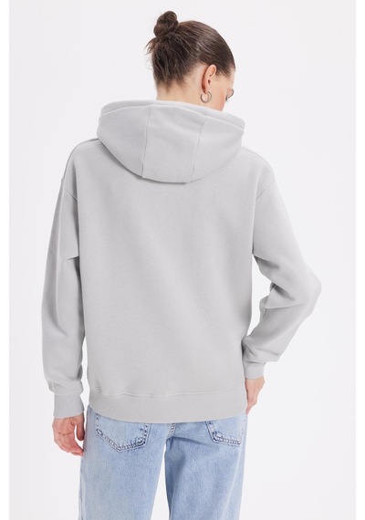 Tudors Kadın Oversize Geniş Kesim Pamuklu Yumuşak Dokulu İçi Polarlı Basic Krem Kapüşonlu Sweatshirt-42090 Krem Tudors Kadın Oversize Geniş Kesim Pamuklu Yumuşak Dokulu İçi Polarlı Basic Krem Kapüşonlu Sweatshirt-42090 Krem