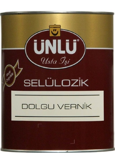 Ünlü Selülozik Dolgu Vernik 0,75L Ünlü Selülozik Dolgu Vernik 0,75L
