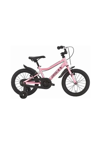 Bisan Lily Kız Çocuk Bisikleti 26cm V 16 Jant Pembe Mor Çok Renkli