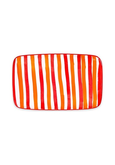 The Mia Sunum Tabağı Joy 33x21 Cm Renkli Dikdörtgen Joy0008 Çok Renkli