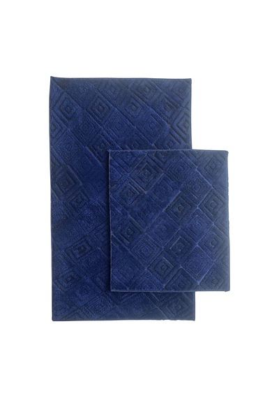 Welsoft Vintage Bambo Klozet Takimi 2 Pcs lacivert