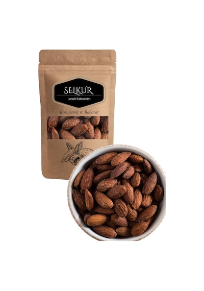 Selkur Kavrulmuş Badem 1 KG