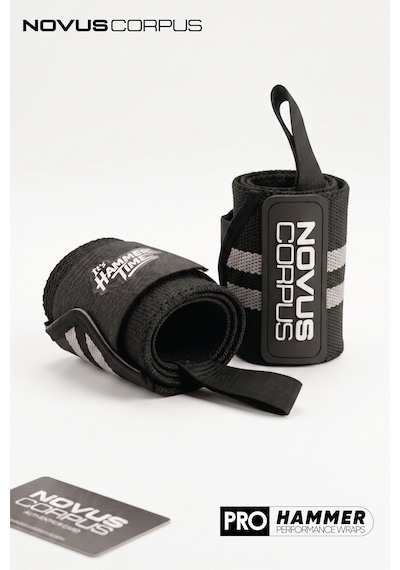 Ağırlık Bilekliği Wrist Wraps Crossfit Fitness Bilekliği Bilek Koruyucu Destek Bilekliği - 2 Adet - Siyah/gri Desen