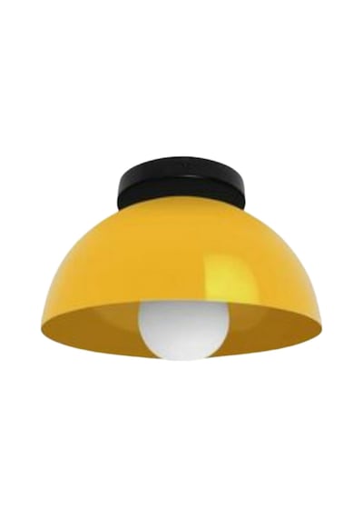 Mylights Spor Modern Plofonyer Tavan Avize 40 Cm Sarı Armatür