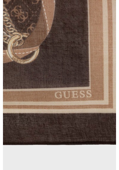 Guess Desenli 120 X 120 Cm Eşarp Aw5537pol03 Bayan Eşarp Aw5537 Pol03 Bro Kahve