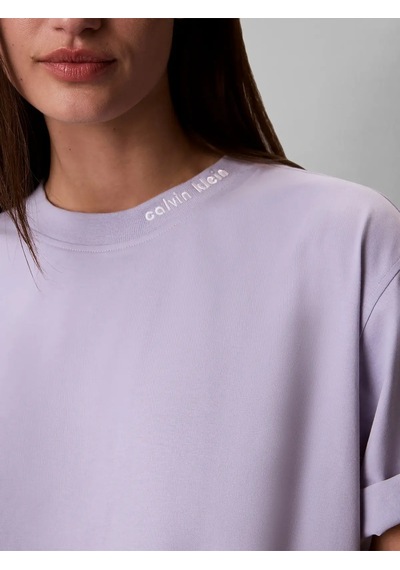 Calvin Klein Ss Coolıng Jersey Re, Vbk Mavi Kadın T-shirt