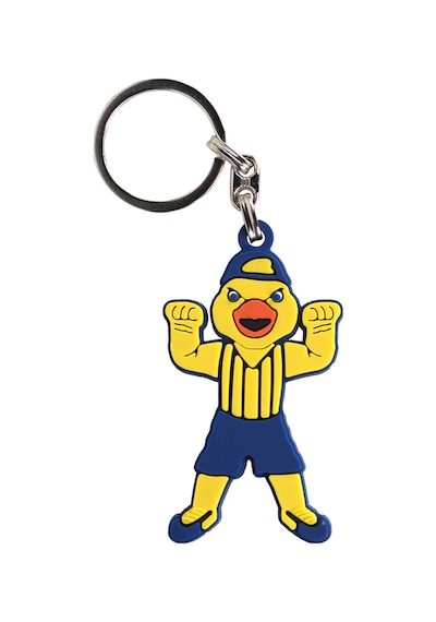 Yellow Maskot Silikon Anahtarlık Çok Renkli