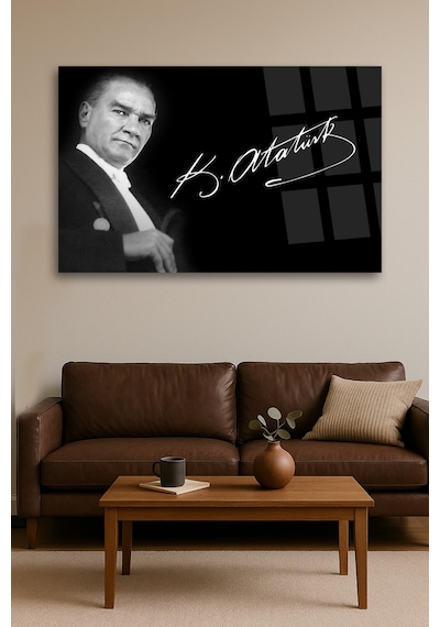 Atatürk İmzalı Atatürk Cam Tablo Modern Sanat Tablosu Canlı Renkli Baskı Ofis Ve Çalışma Odası Anlamlı Hediye Seçeneği Kolay Montaj Askılı Atatürk İmzalı Atatürk Cam Tablo Modern Sanat Tablosu Canlı Renkli Baskı Ofis Ve Çalışma Odası Anlamlı Hediye Seçeneği Kolay Montaj Askılı
