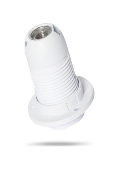 E14 Abajur Duy Tam Diş Beyaz N11.89