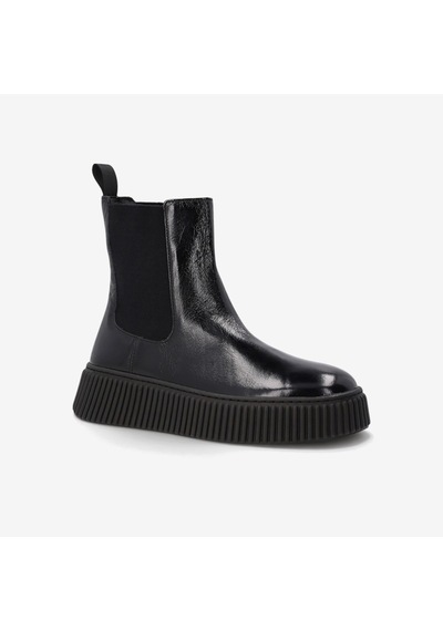 Nero Black Bot Kadın 40s5 Frau Ortıseı Chelsea Boot Wıth Platform siyah