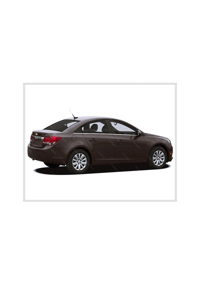 Chevrolet Cruze Sedan Krom Cam Çıtası 6 Prç. 2009 Üzeri P. Çelik