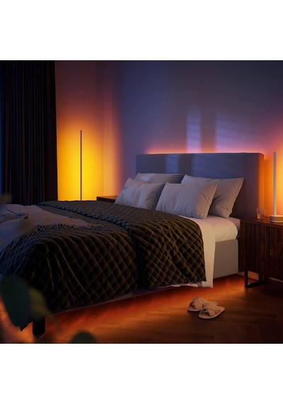 Philips Hue Gradient Signe Masa Lambası - Meşe 929003479601 .