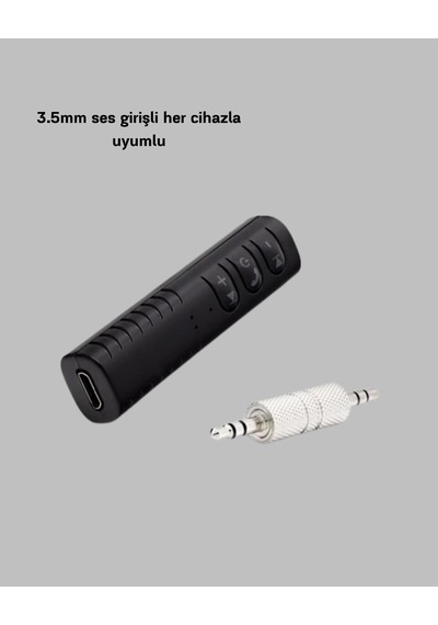 Hepsi Bluetooth 4.1 Müzik Alıcısı 3.5mm Aux Girişli Mini Kablosuz Adaptör Najmaddin