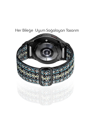 One-click Elastik Bohem Serisi 20mm Kordon Samsung İle Uyumlu Galaxy Watch 7/6/5/4/fe Serisi İçin Kumaş Kayış 40mm/44mm Watch 6/4 Classic 47/43/42mm Ve Watch 5 Pro 45mm Uyumlu Diğer One-click Elastik Bohem Serisi 20mm Kordon Samsung İle Uyumlu Galaxy Watch 7/6/5/4/fe Serisi İçin Kumaş Kayış 40mm/44mm Watch 6/4 Classic 47/43/42mm Ve Watch 5 Pro 45mm Uyumlu Diğer