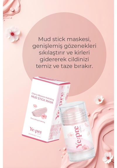 Cherry Blossom Mud Stick Mask Kil Maskesi Kore 40 G