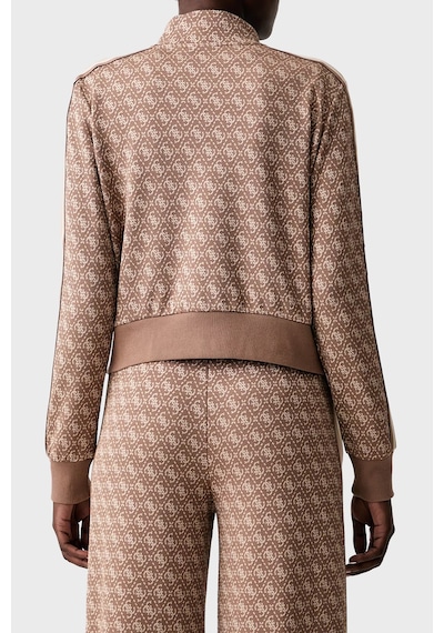 Guess 4g Allover Jacquard Sweat V6yq28k5183 Kadın Sweat V6yq28 K5183 Fnnı Kahve