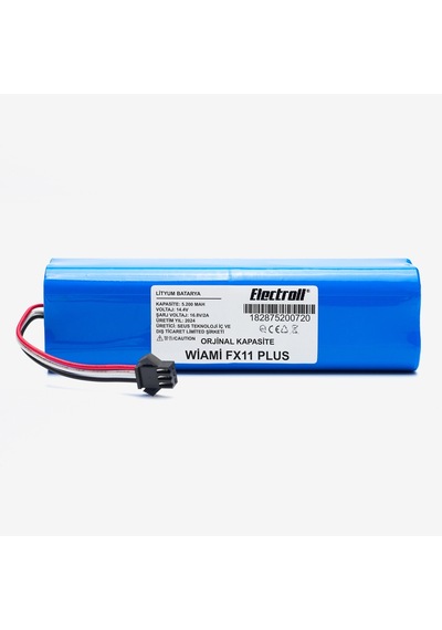 Wiami Fx11 Plus Batarya 5.200mah Pil Robot Süpürge Batarya