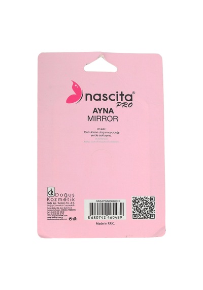 Nascita Parlak Kare Çanta Tipi Makyaj Aynası Nasayna00048ch Bronz