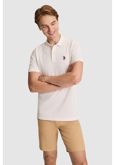 U.S. Polo Assn. U.s. Polo Assn. Erkek Krem Tişört Basic 50326972-vr071