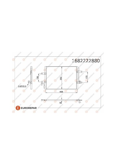 Klima Radyatörü - Fiat Palio, Strada, Siena - Eurorepar-1682222880