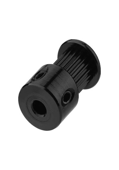 Koodmax Gt2 16 Diş 5mm Alüminyum Alaşım Dişli Senkron Zamanlama Kayışı Kasnağı - Siyah