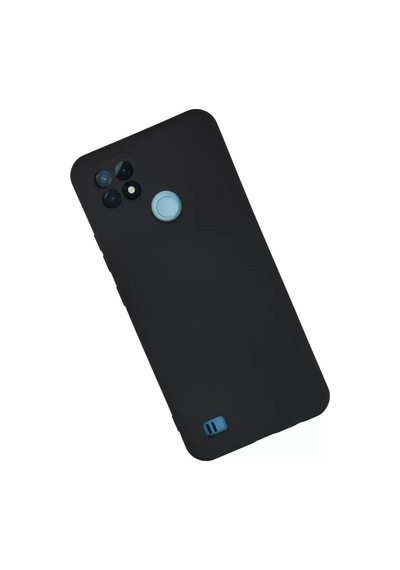Realme C21 Kılıf Nano İçi Kadife Silikon - Lacivert Standart