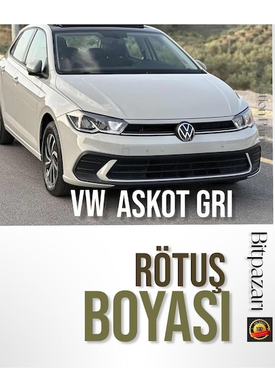 Volkswagen Polo Ascot Grisi La7a- Profesyonel Çizik Ve Taş İzi  Rötuş Boyası 25ml.
