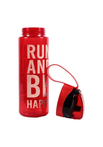 Herevin 161670-835 Motivasyon Desenli Matara 750 Ml Kırmızı
