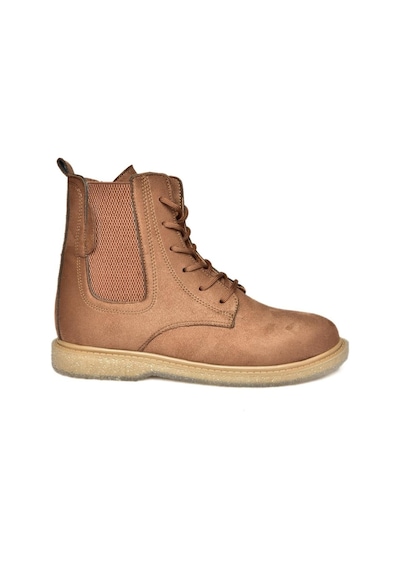 Fox Shoes R374961902 Taba Süet Yanı Lastikli Klasik Kadın Bot Taba