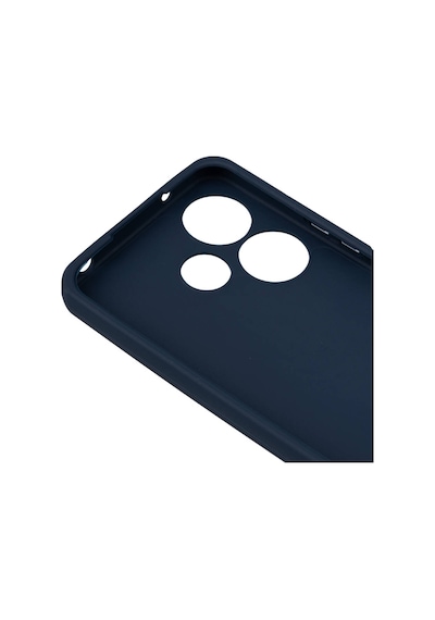 Noktaks - Xiaomi Uyumlu Xiaomi Redmi 13 4g - Kılıf Mat Soft Esnek Biye Silikon - Lacivert T32812 Lacivert