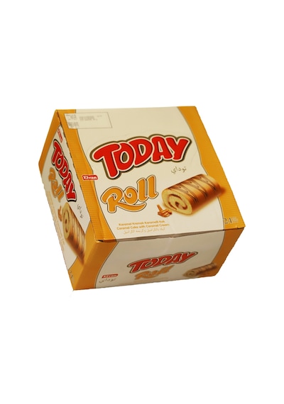 Today Swiss Roll Karamel Kek 35 Gr 24 Adet (1 Kutu)