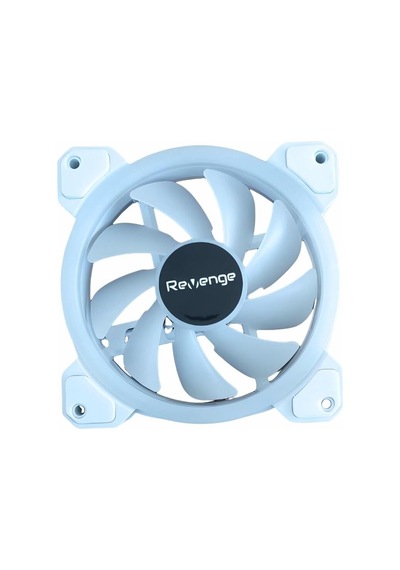 12cm Sabit Yanan Rainbow Kasa Fanı Molex Bağlantılı Led Bilgisayar Led Fanı 120mm Beyaz Diğer