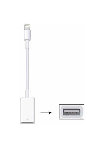 Apple Uyumlu iOS iPad (5. Nesil) USB Kamera ve Klavye Adaptörü