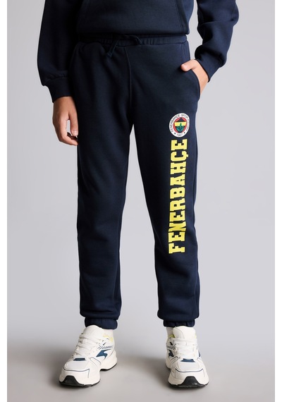 Defacto Fenerbahçe Kalın Kumaş Baskılı Eşofman Altı Erkek Çocuk I6619a826wnın42 İndigo-ın42