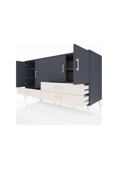 Kronos Konsol 5 Raflı 3 Çekmeceli 4 Kapaklı 176x59x99 Antrasit-an Antrasit-antrasit/aytaşı Kronos Konsol 5 Raflı 3 Çekmeceli 4 Kapaklı 176x59x99 Antrasit-an Antrasit-antrasit/aytaşı