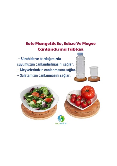 Manyetik Su Canlandırma Tablası
