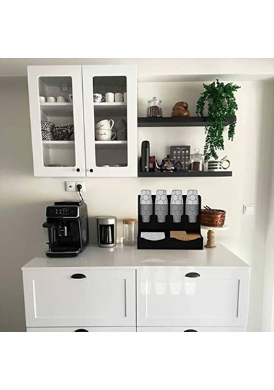Çay Ve Kahve Organizasyon Standı 16oz Siyah Çok Renkli