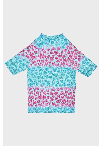 Slipstop Elenor Uv Korumalı Kısa Kollu Mayo T Shirt Kız Çocuk T Shirt St2614000001 Mint
