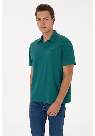 U.s. Polo Assn. Erkek Koyu Yeşil Tişört 50324787-vr101 Dark Eden