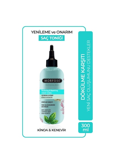 Morfose Kinoa & Kenevir İçeren Dökülme Karşıtı Saç Losyonu 300 ML