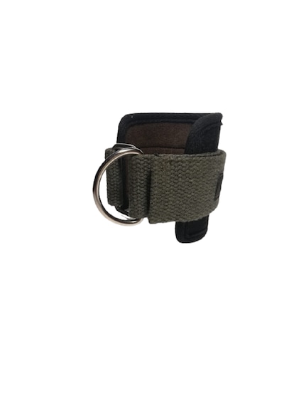 D Ring Fitness Ayak Bileği Ağırlık Çalışma Kemeri Ankle Straps Fitness 1 Çift Sağ/sol Takım Haki