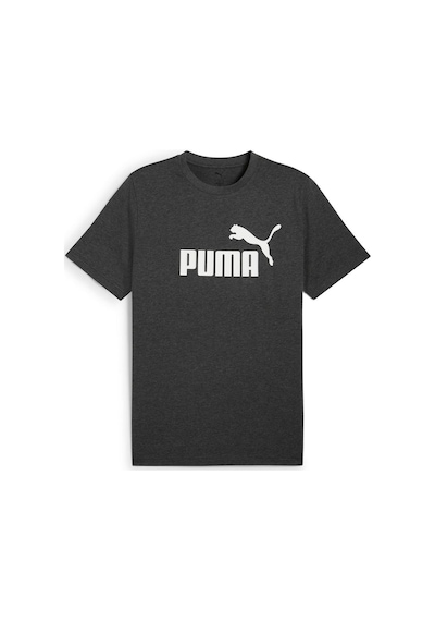 Puma 68255007 Ess No. 1 Logo Heather Tee Erkek Spor Tişört Antrasit